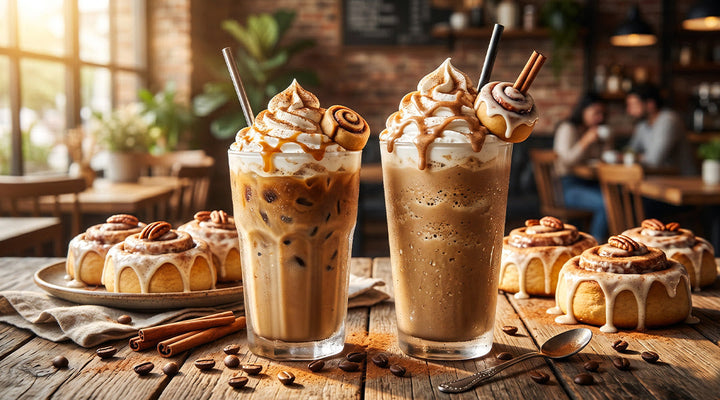When Summer Meets Cinnamon Rolls - 5 Fabulous Iced And Frappe Style Frosted Cinnamon Roll Coffee Recipes