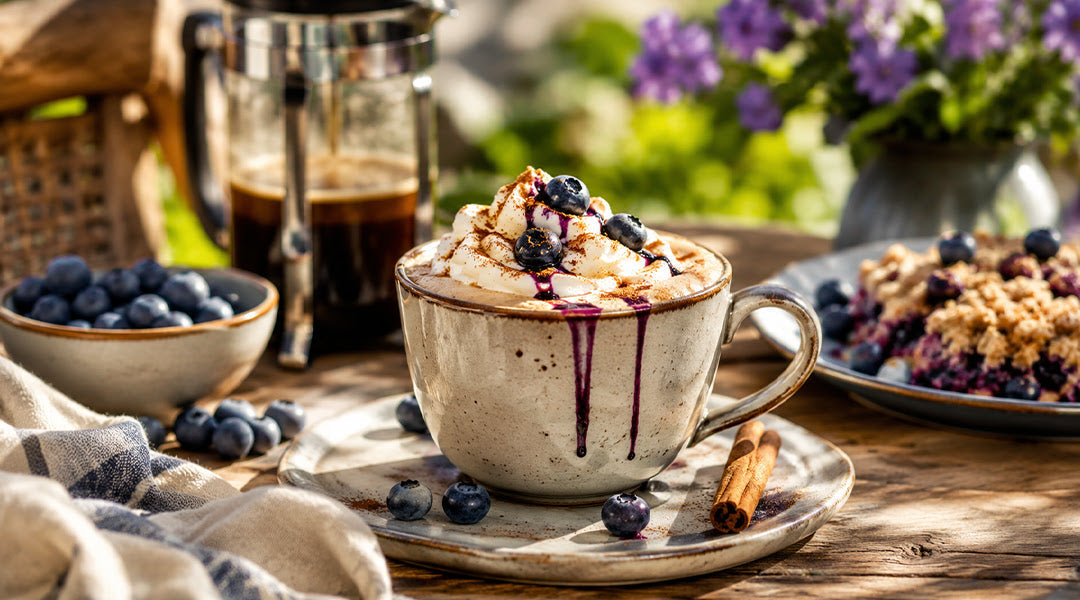 Cinnamon Blueberry Crumble Coffee - Speaking The Warm, Relaxing Language Of Summer