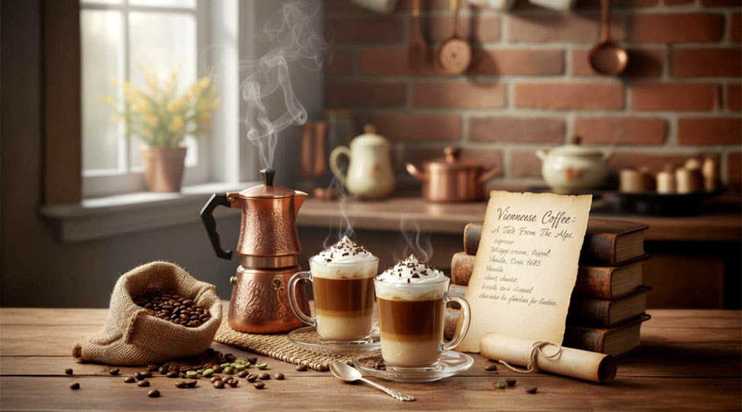 DIY Home-Made Viennese Coffee Recipe with Origin Story