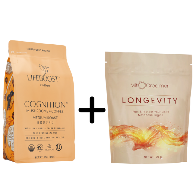 Wellness Wake-Up Coffee & Creamer Duo - Lifeboost Coffee