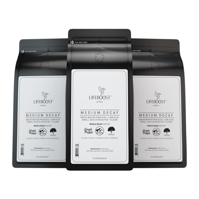 Medium Roast Decaf - Lifeboost Coffee