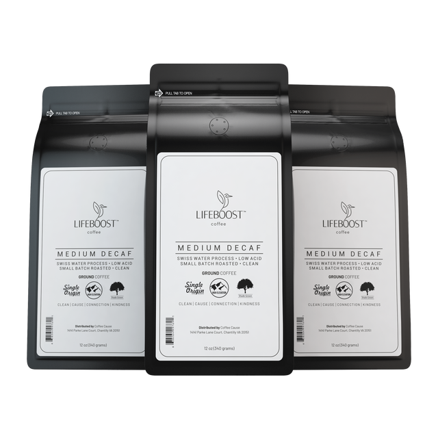 Medium Roast Decaf - Lifeboost Coffee