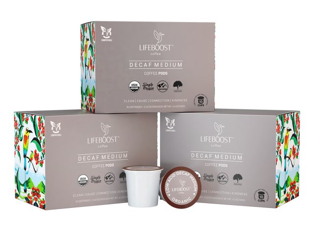 Medium Roast Decaf - Lifeboost Coffee