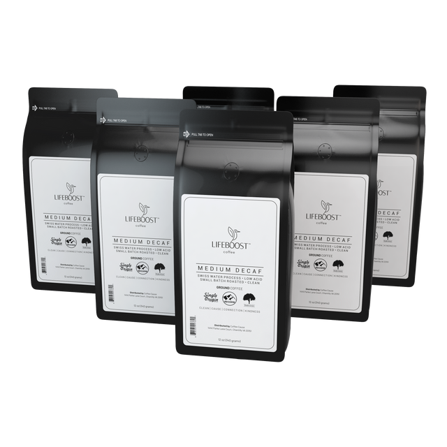 Medium Roast Decaf - Lifeboost Coffee
