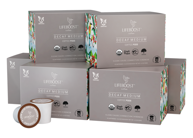Medium Roast Decaf - Lifeboost Coffee