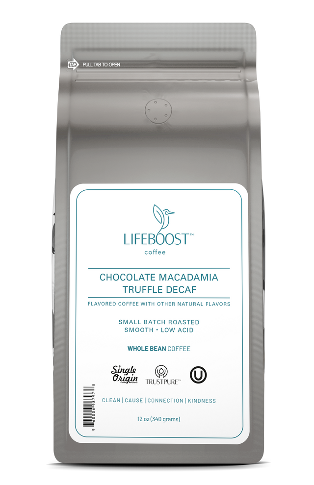 Chocolate Macadamia Truffle Decaf - Lifeboost Coffee