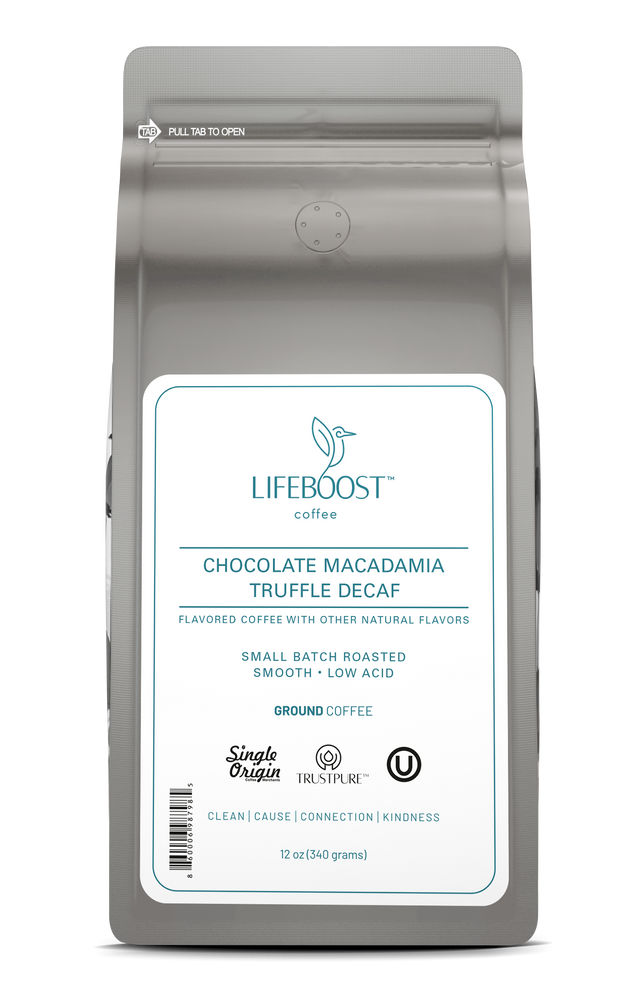 Chocolate Macadamia Truffle Decaf - Lifeboost Coffee