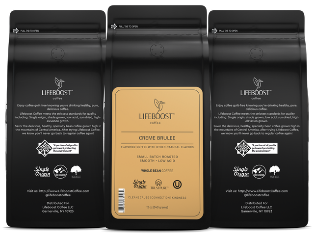 Crème Brulee - Lifeboost Coffee