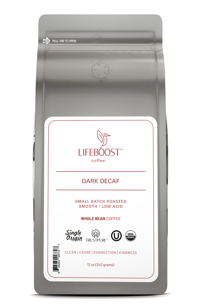 Dark Roast Decaf - Lifeboost Coffee