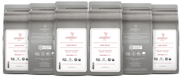 Dark Roast Decaf - Lifeboost Coffee