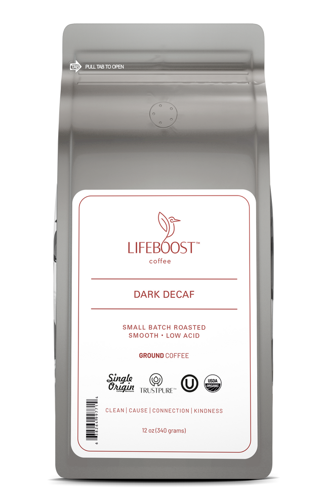 Dark Roast Decaf - Lifeboost Coffee