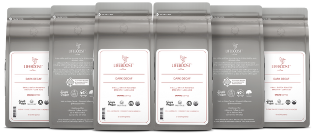 Dark Roast Decaf - Lifeboost Coffee