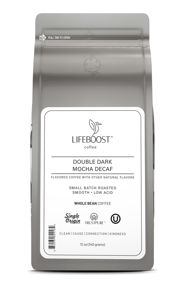 Double Dark Mocha Decaf - Lifeboost Coffee