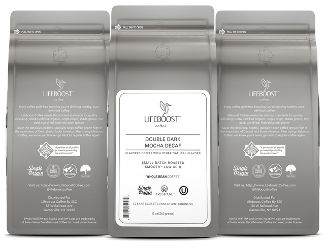 Double Dark Mocha Decaf - Lifeboost Coffee