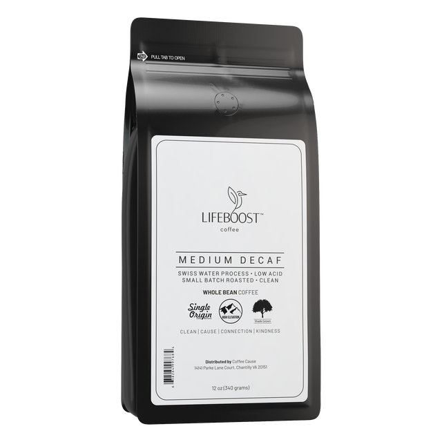 Medium Roast Decaf - Lifeboost Coffee