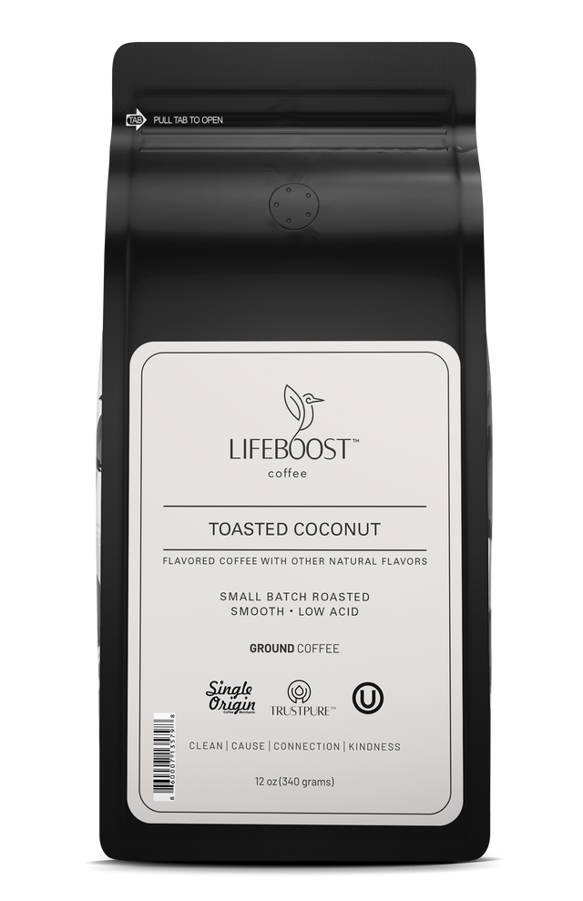 Toasted Coconut - Lifeboost Coffee