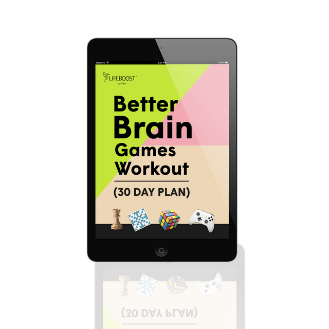 Better Brain Games Workout EBook - Lifeboost Coffee