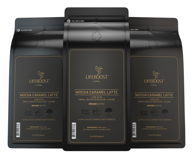 Smooth & Healthy Mocha Caramel Latte Flavored Coffee