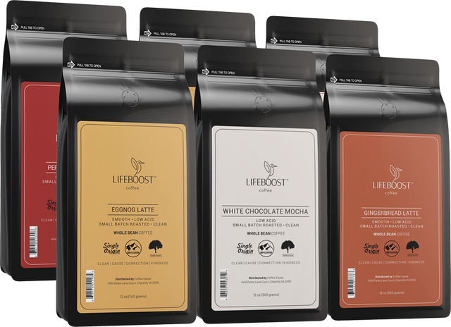 Holiday Flavored Coffee Bundle - Lifeboost Coffee