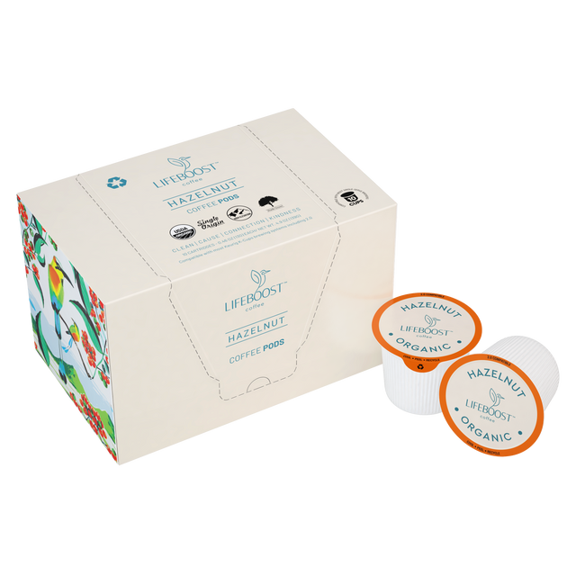 Flavored Coffee Pods - Lifeboost Coffee