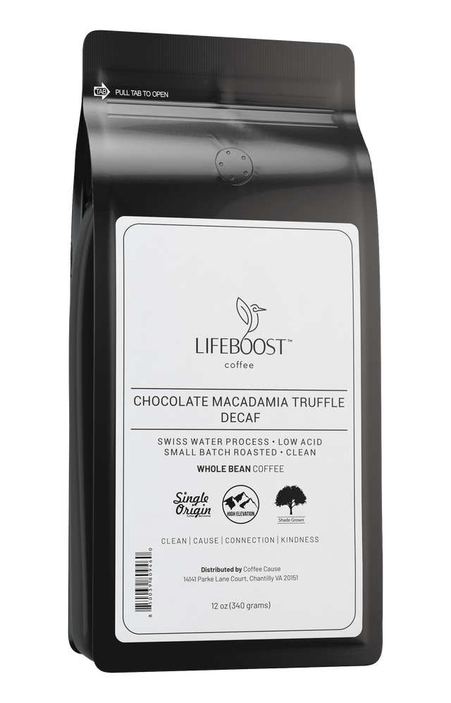 Smooth Swiss Water Chocolate Macadamia Truffle Decaf