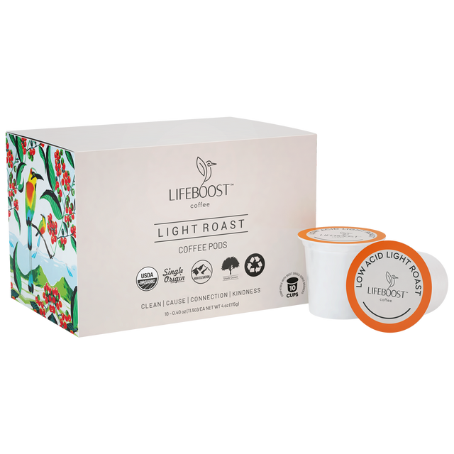 Eco-Friendly Coffee Light Roast Pods