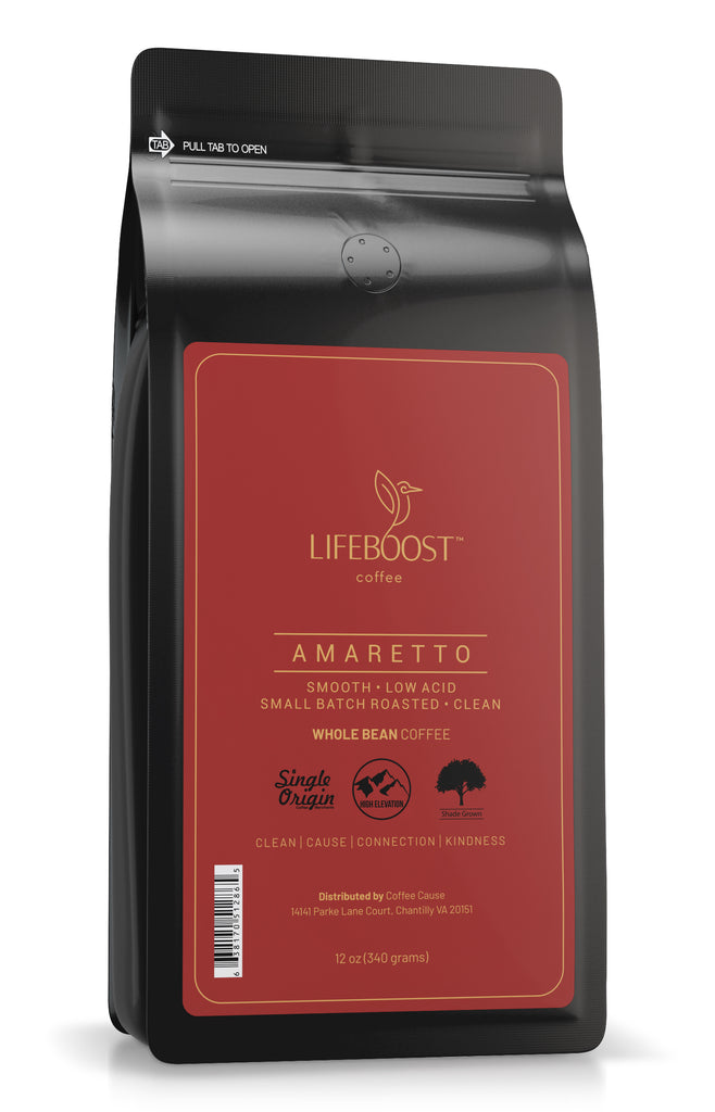 1x Amaretto Medium Roast - Lifeboost Coffee