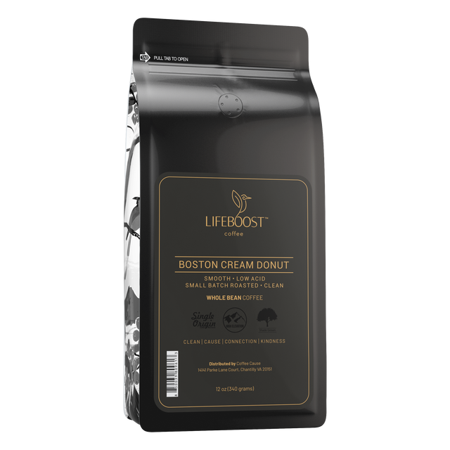 Boston Creme Donut - Lifeboost Coffee