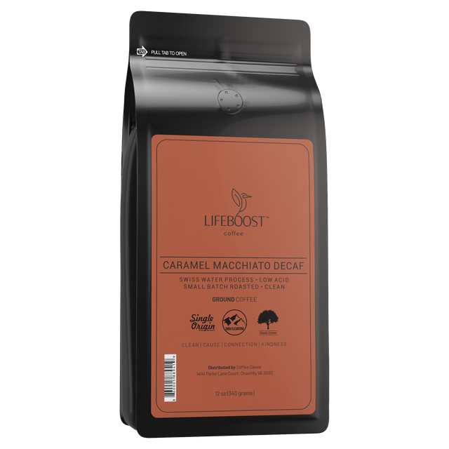 Caramel Macchiato Decaf - Lifeboost Coffee
