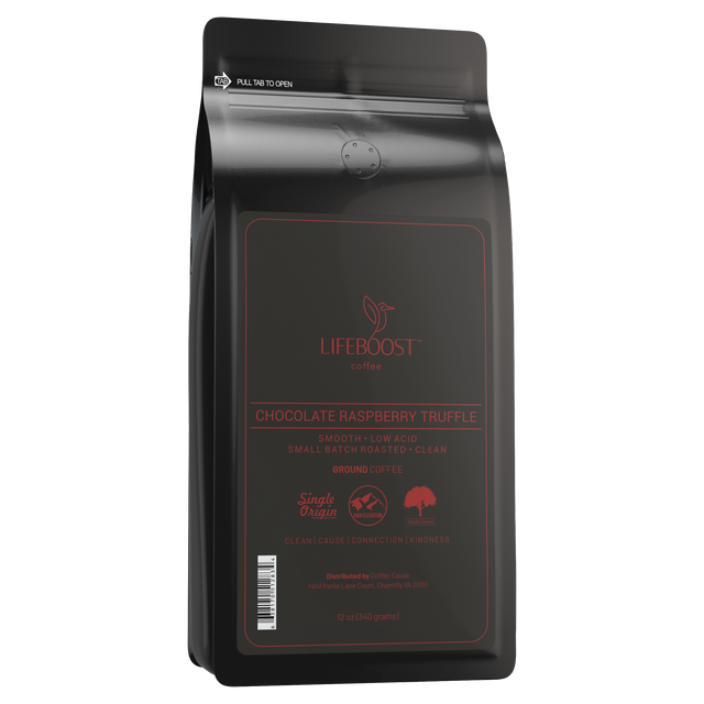 Chocolate Raspberry Truffle - Lifeboost Coffee