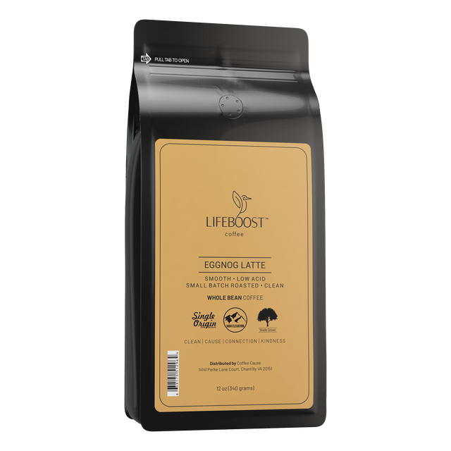 Eggnog Latte - Lifeboost Coffee