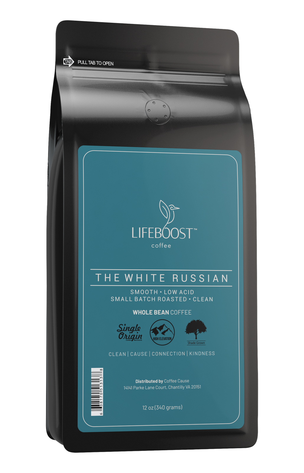 1x White Russian Coffee 12 oz Bag