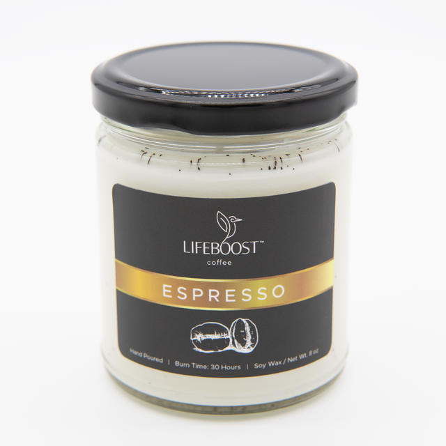 Espresso Candle - Lifeboost Coffee